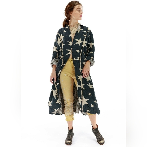 NWT Embroidered Whistlestop Underjohns Marigold Pants 228 Yellow Magnolia Pearl - Picture 1 of 13